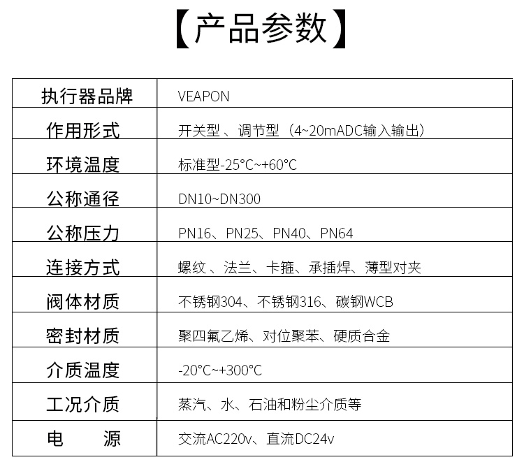 電動法蘭球閥參數(shù)